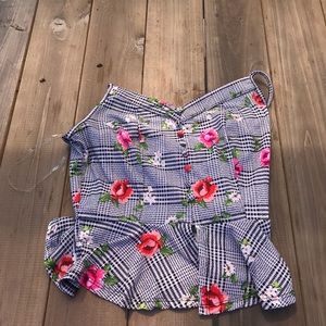 Floral crop top
